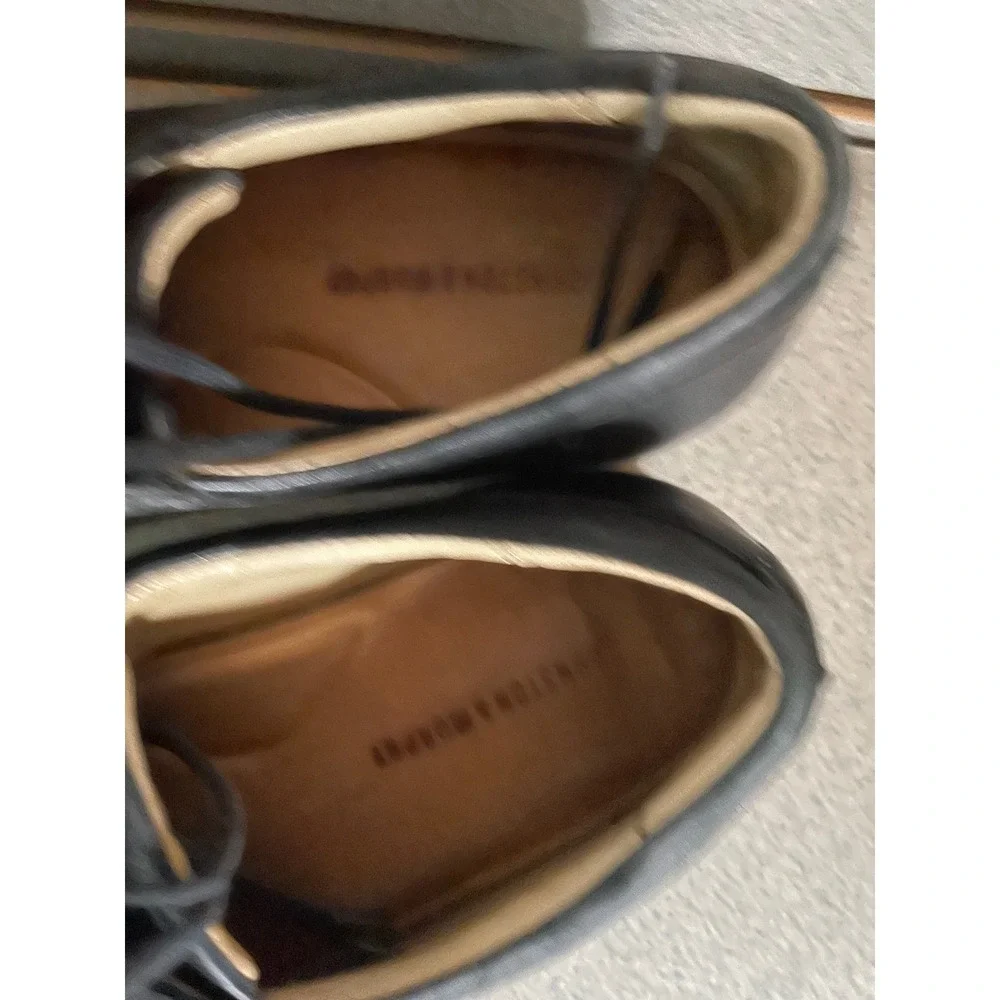 Johnston & Murphy Mens‎ Dress Shoes Oxfords Black Leather Lace Up Comfort 9.5M